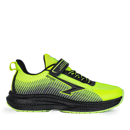 Zephyr Boy's Performance Runners V Strap - Lime/Black-0