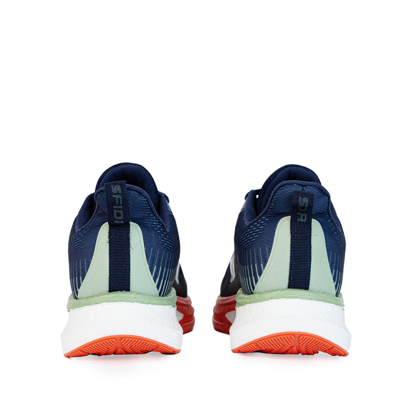 Zephyr Men's Performance Runners - Navy/Mint/Coral-3