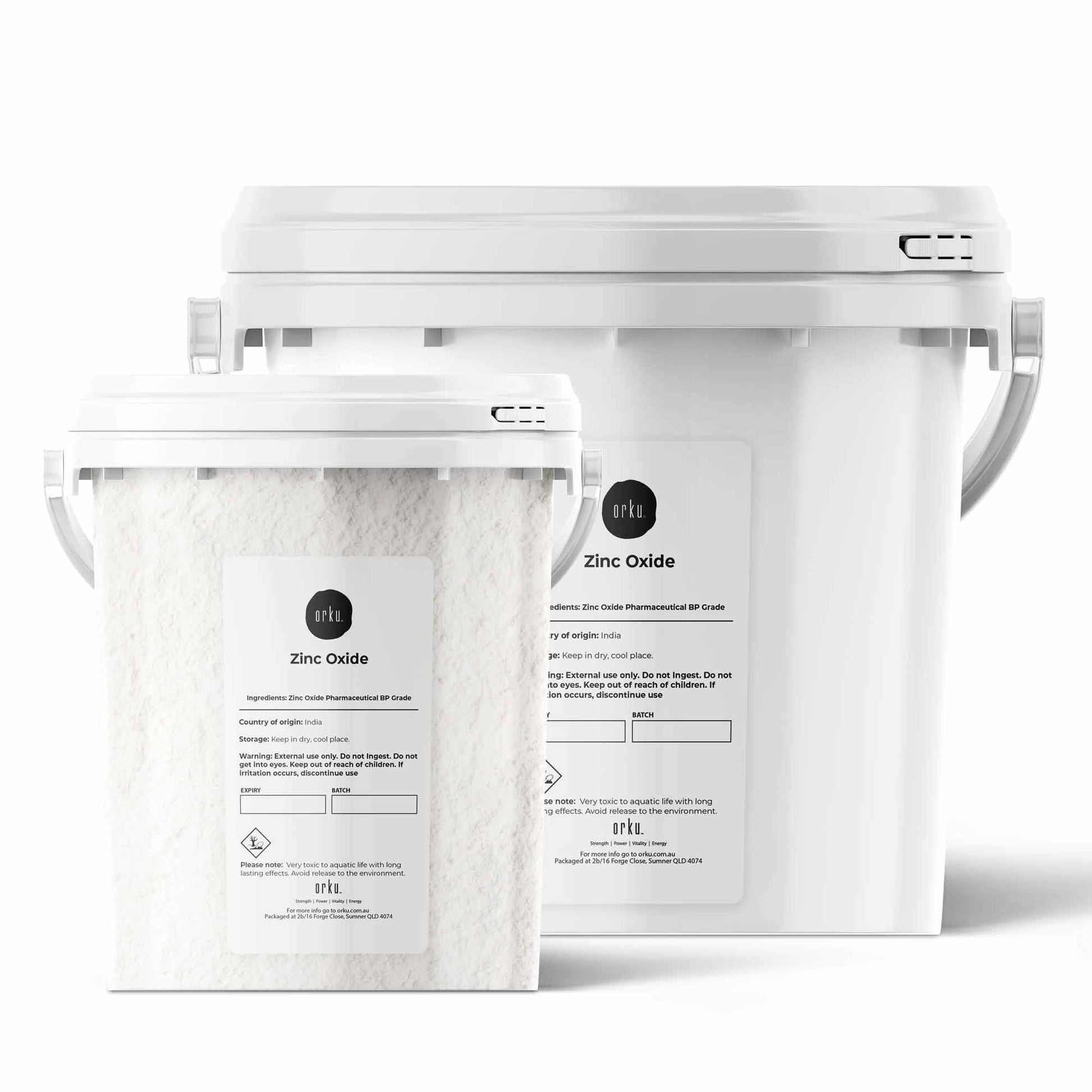 Zinc Oxide Powder BP Pharmaceutical Grade 99.9% Purity in Resealable Buckets-0