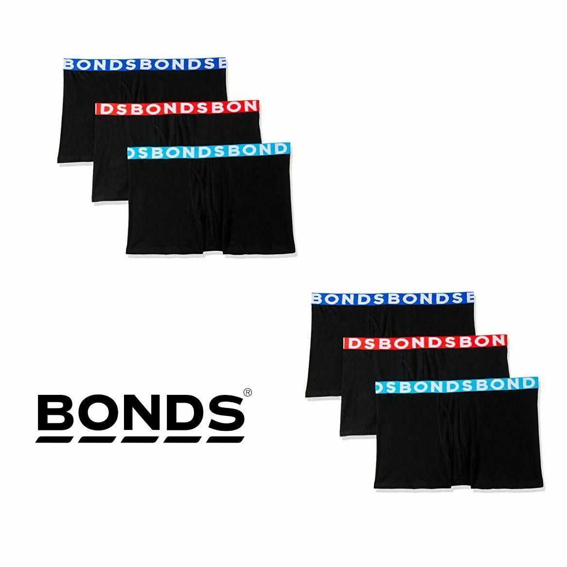 3 / 4 / 6 / 10 Pairs Bonds Mens Trunks Briefs Boxers Underwear Clearance-24