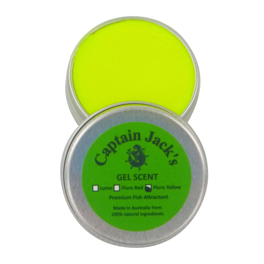 Captain Jack's Gel Scent - Fluoro Yellow, 15 gm Tin-0