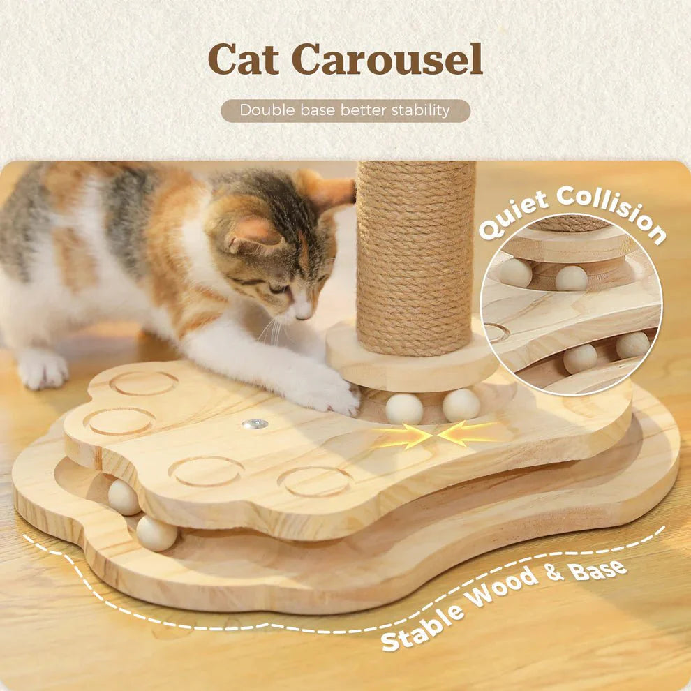 Kitty Interactive Turntable - Self-Amusement Toy-3