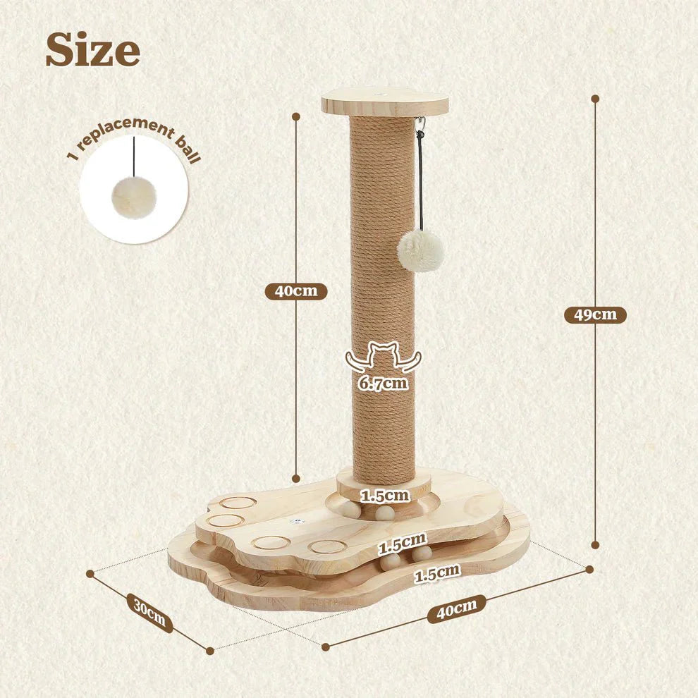 Kitty Interactive Turntable - Self-Amusement Toy-1