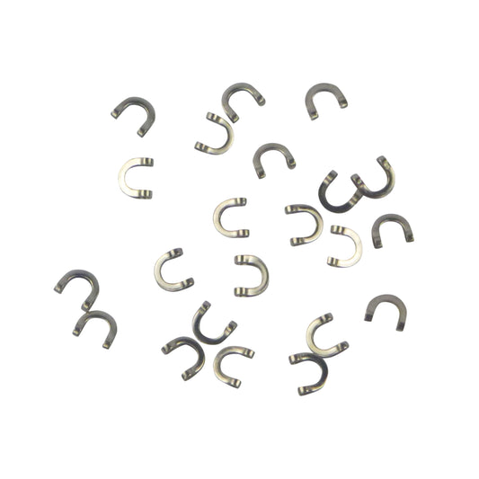 Artizan Clevis, Folded Brass, Large, 20 pack-0