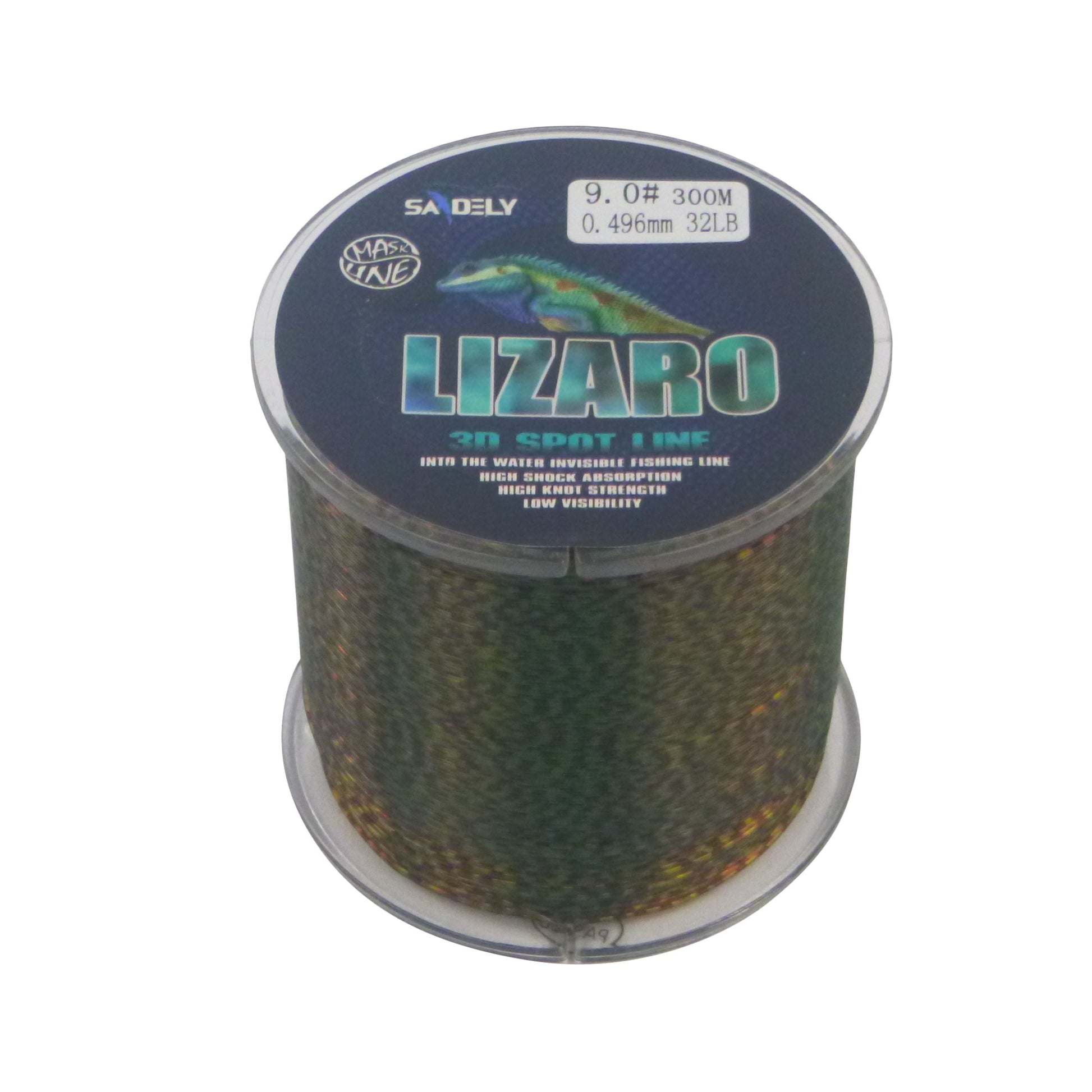 Samdely Lizaro Mono, Camo Green, #9.0, 30lb, 300Mtr-1