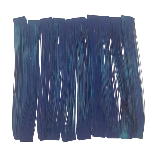 Artizan 22 strand silicon skirt, Metallic Blue, Pack of 20-0