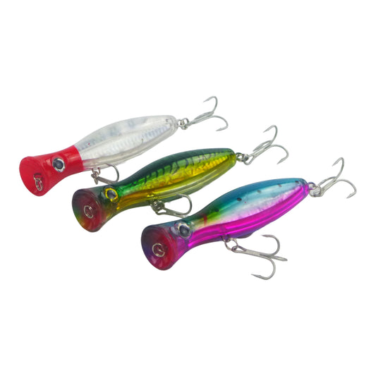Toppu Mizzu Ocean Popper, 130mm, 3 pack-0