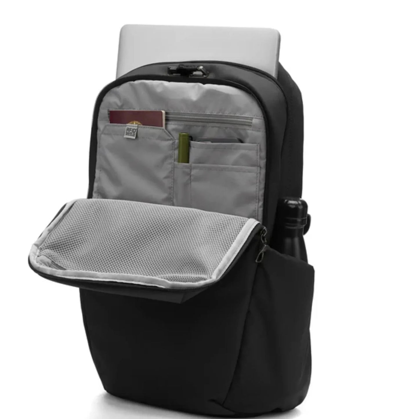 Pacsafe Vibe 25L Backpack Anti Theft Travel Bag in Black-3