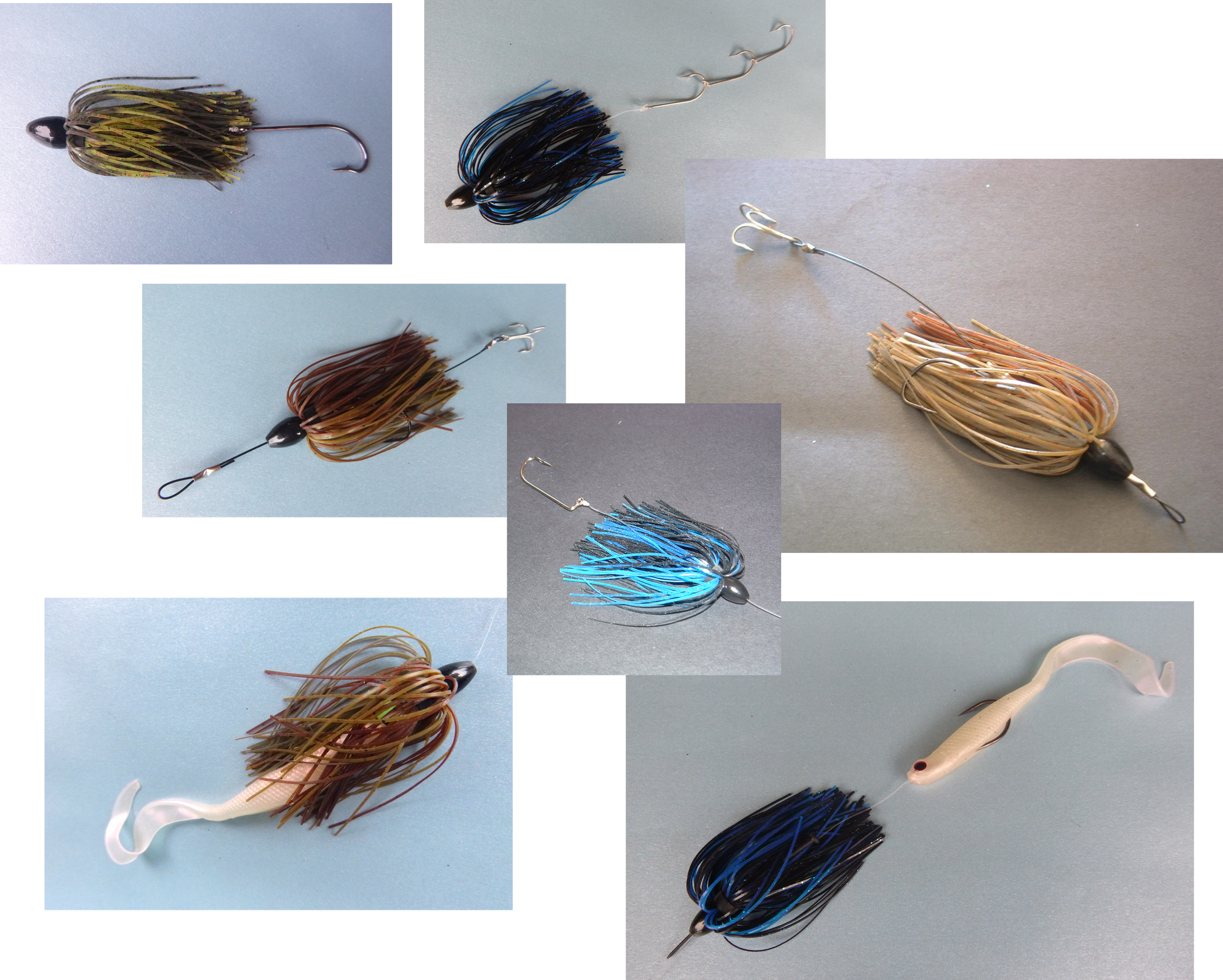Vike 11/4 oz Skirted Microjig in Black Blue-3