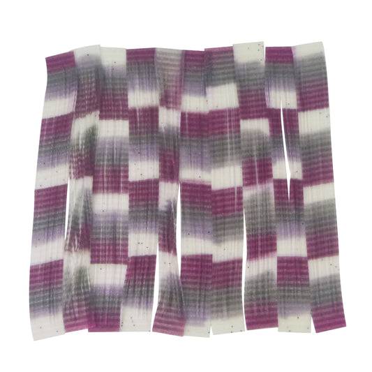 Artizan 22 strand silicon skirt, Purple Ripple, Pack of 20-0