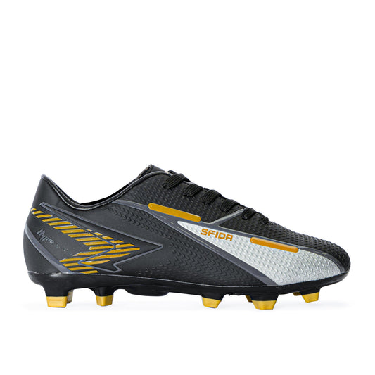 Strike Adult's Football Boots - Black/Gold Wide Fit-0