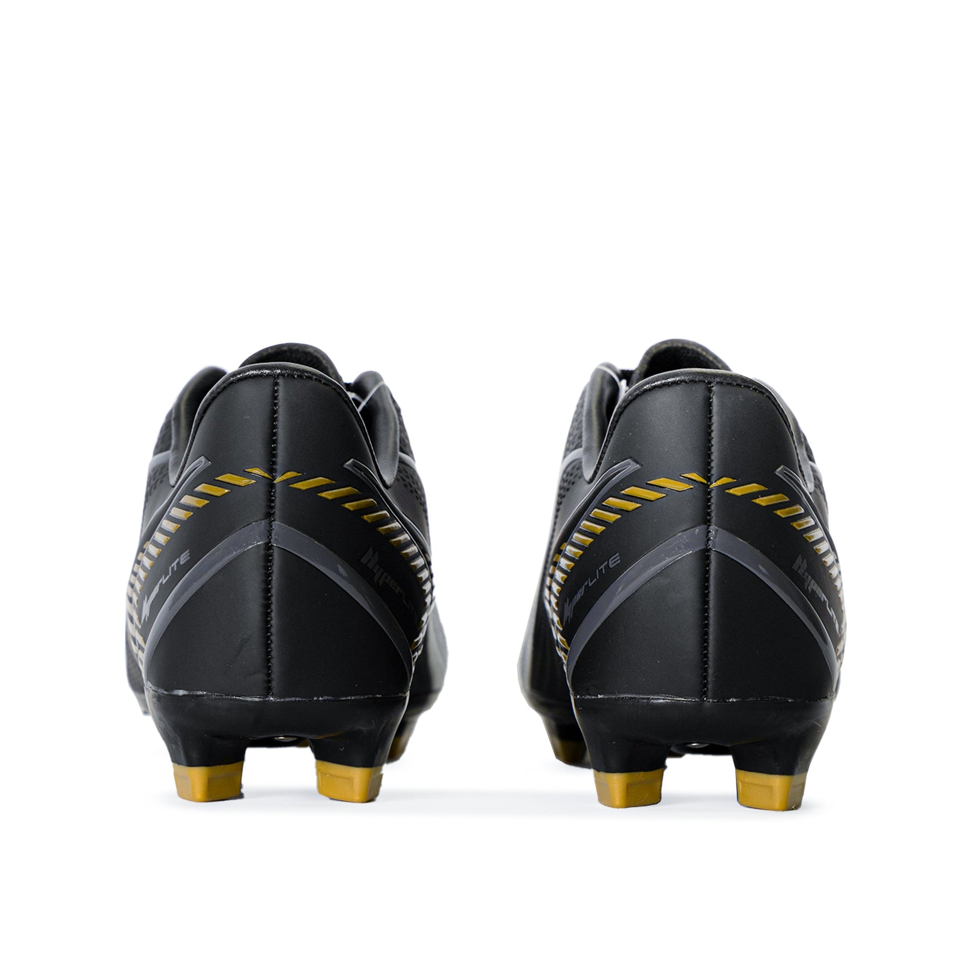 Strike Adult's Football Boots - Black/Gold Wide Fit-3