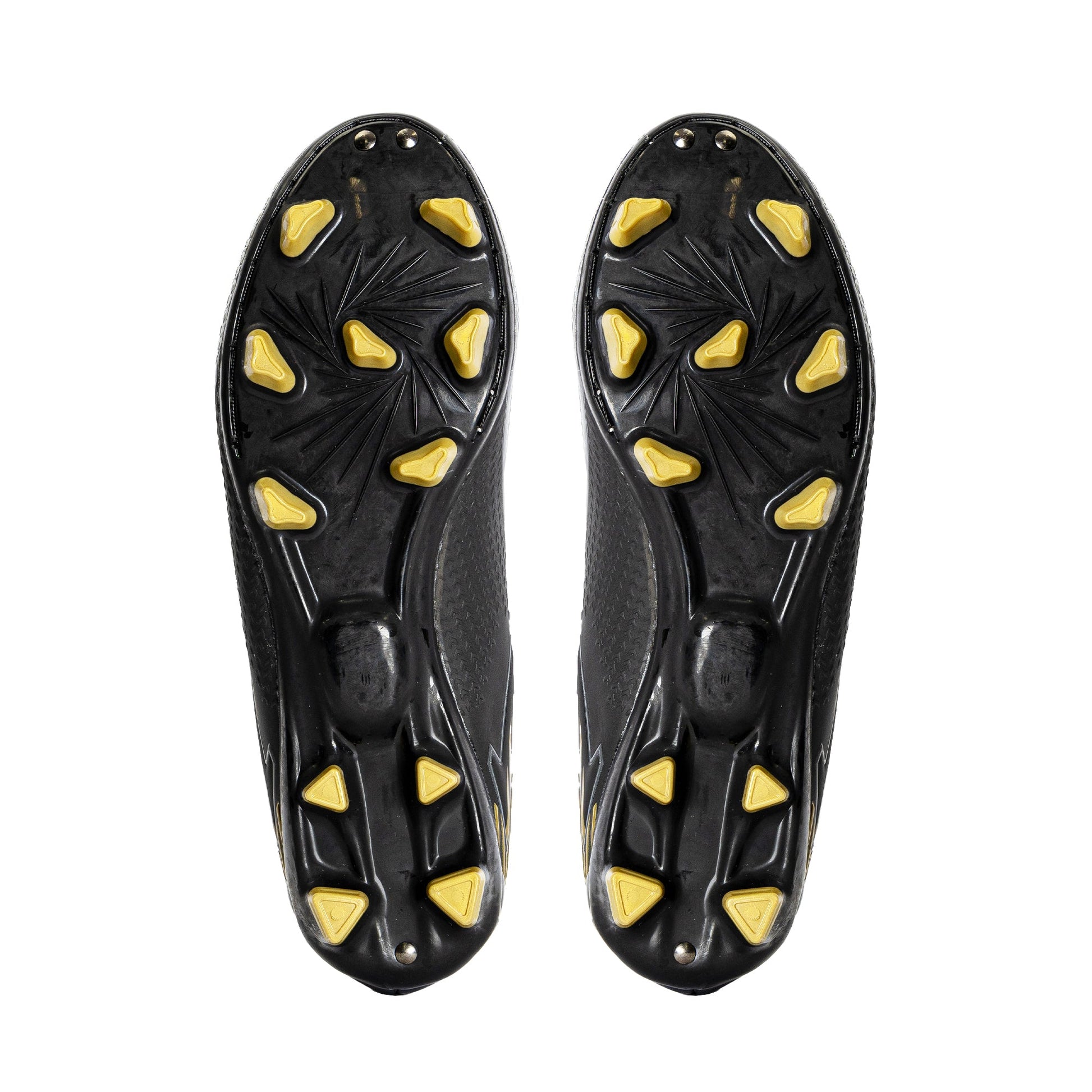 Strike Adult's Football Boots - Black/Gold Wide Fit-4