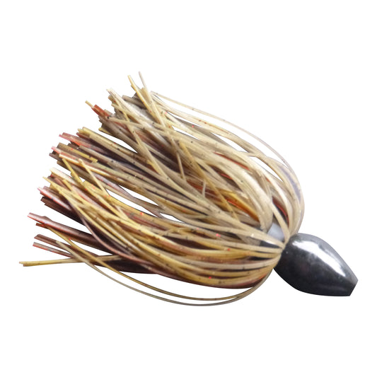 Vike 1 oz Skirted Microjig in Green Pumpkin-0
