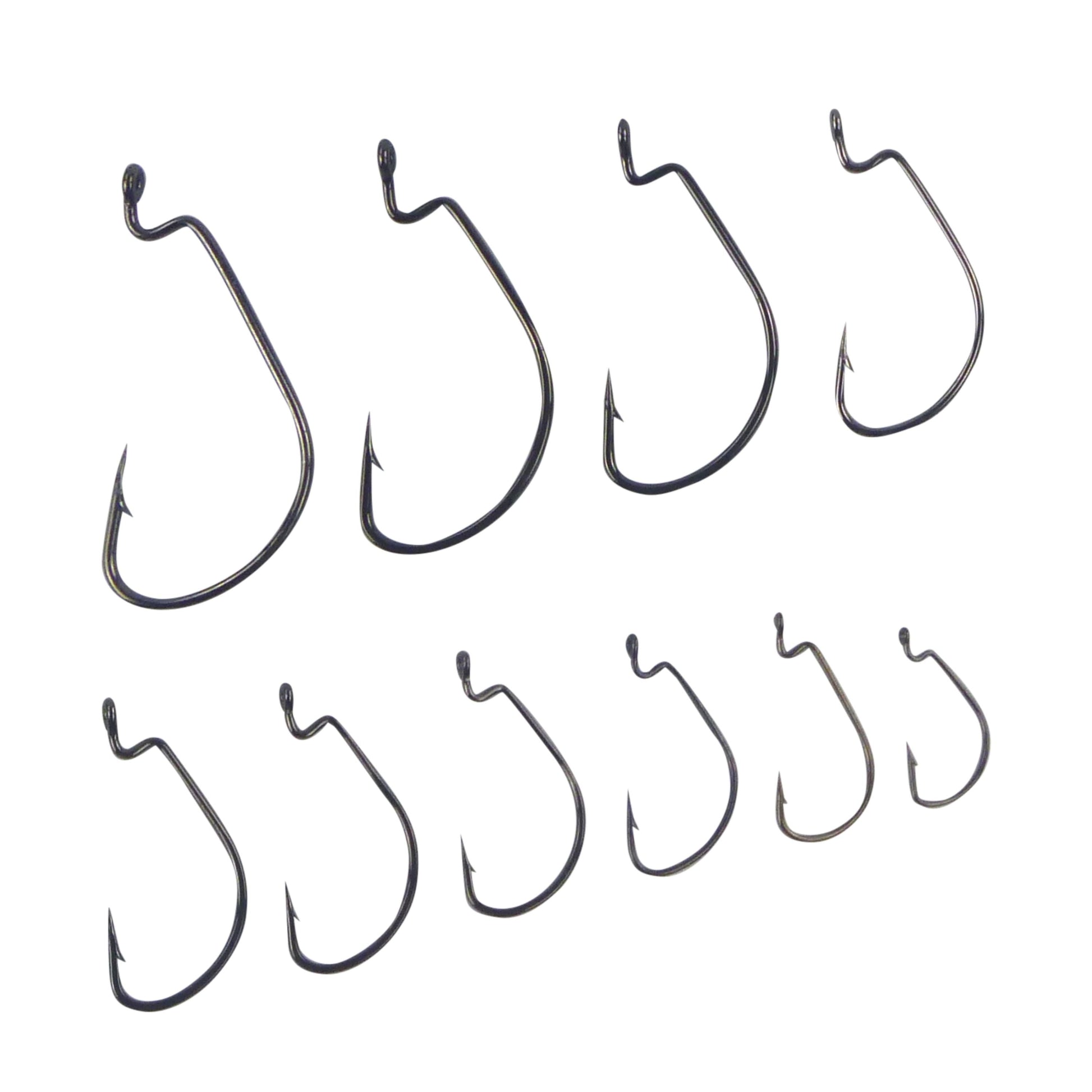 Swimerz 2/0 Wide Gape Worm Hook 15 Pack-0