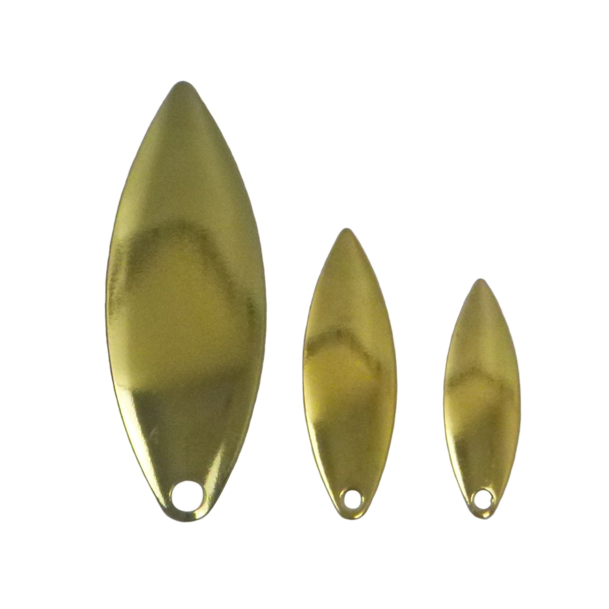 Artizan Smooth Willow Blade, Brass, 31mmL x 10mmW, Qty 5-2