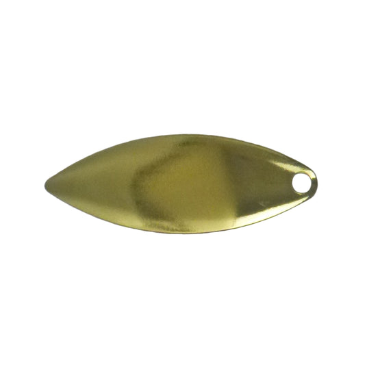 Artizan Smooth Willow Blade, Brass, 48mmL x 17mmW, Qty 5-0