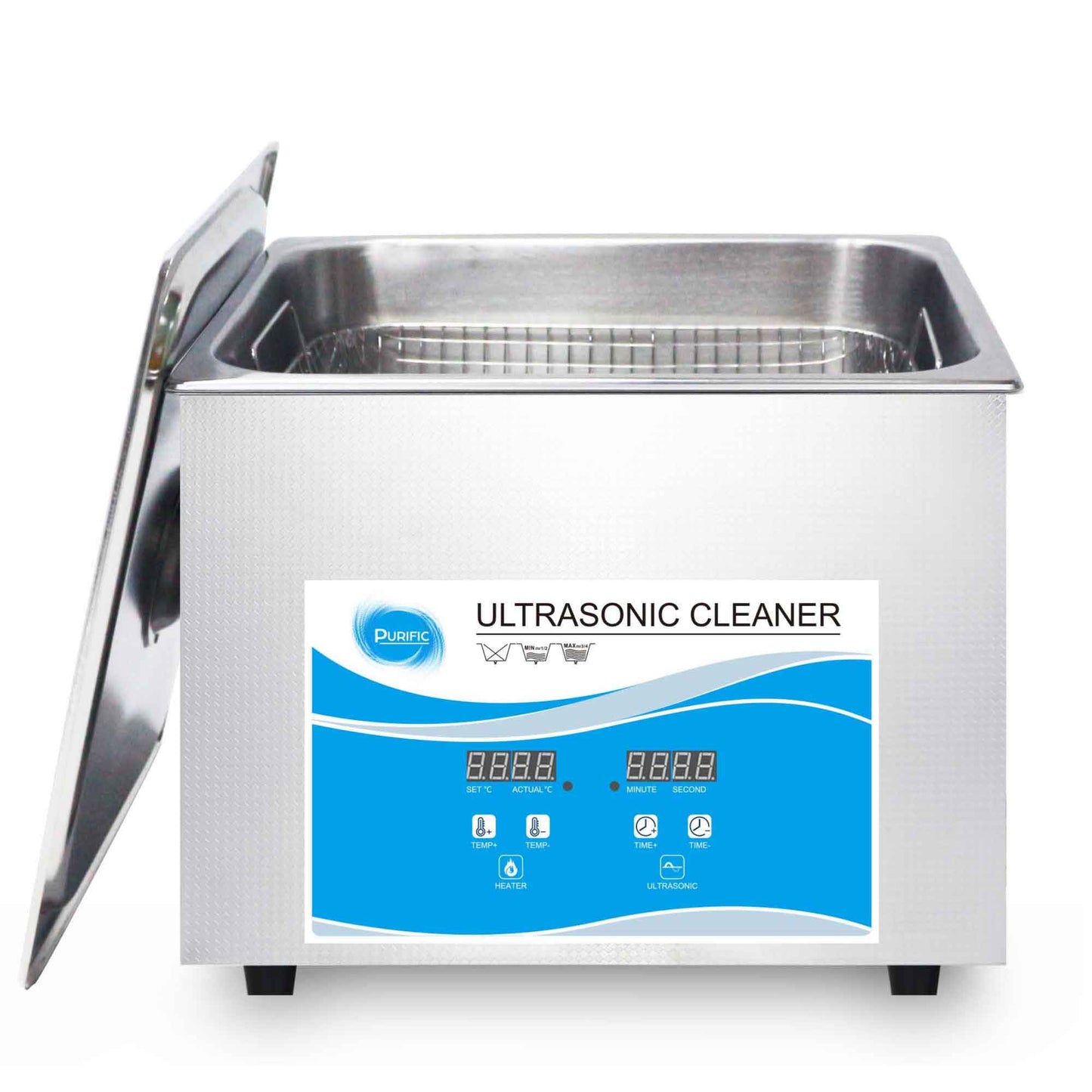 1.3L Digital Ultrasonic Cleaner – Powerful Cleaning for Jewelry, Parts & More