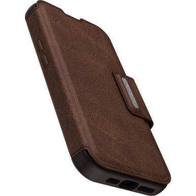 OtterBox Strada Case - For iPhone 14 Pro (6.1") - Espresso