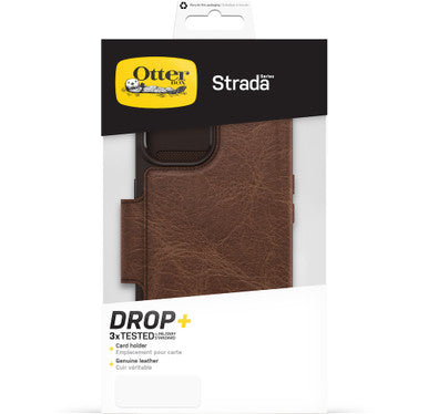 OtterBox Strada Case - For iPhone 14 (6.1") - Espresso