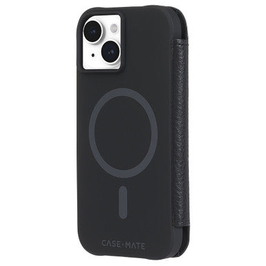 Case-Mate Wallet Folio MagSafe Case - For iPhone 15 - Black