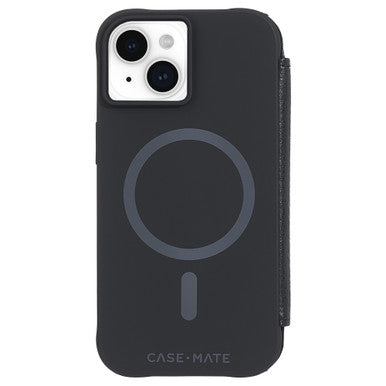 Case-Mate Wallet Folio MagSafe Case - For iPhone 15 - Black