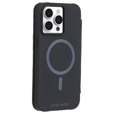 Case-Mate Wallet Folio MagSafe Case - For iPhone 15 Pro Max - Black